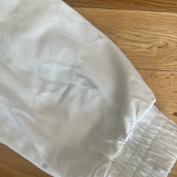 Cascade Blues Vintage White Bomber Style Jacket Size Large - Picture 2 of 12